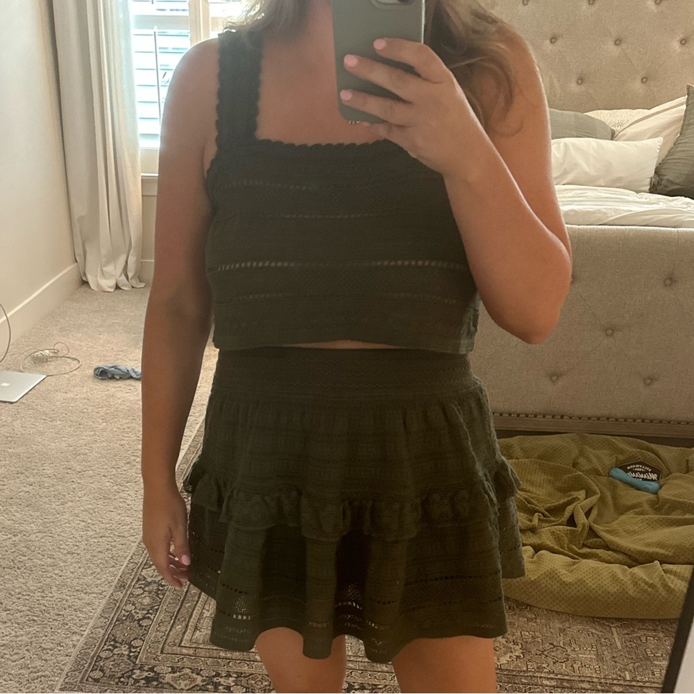 Aerie skirt and top set